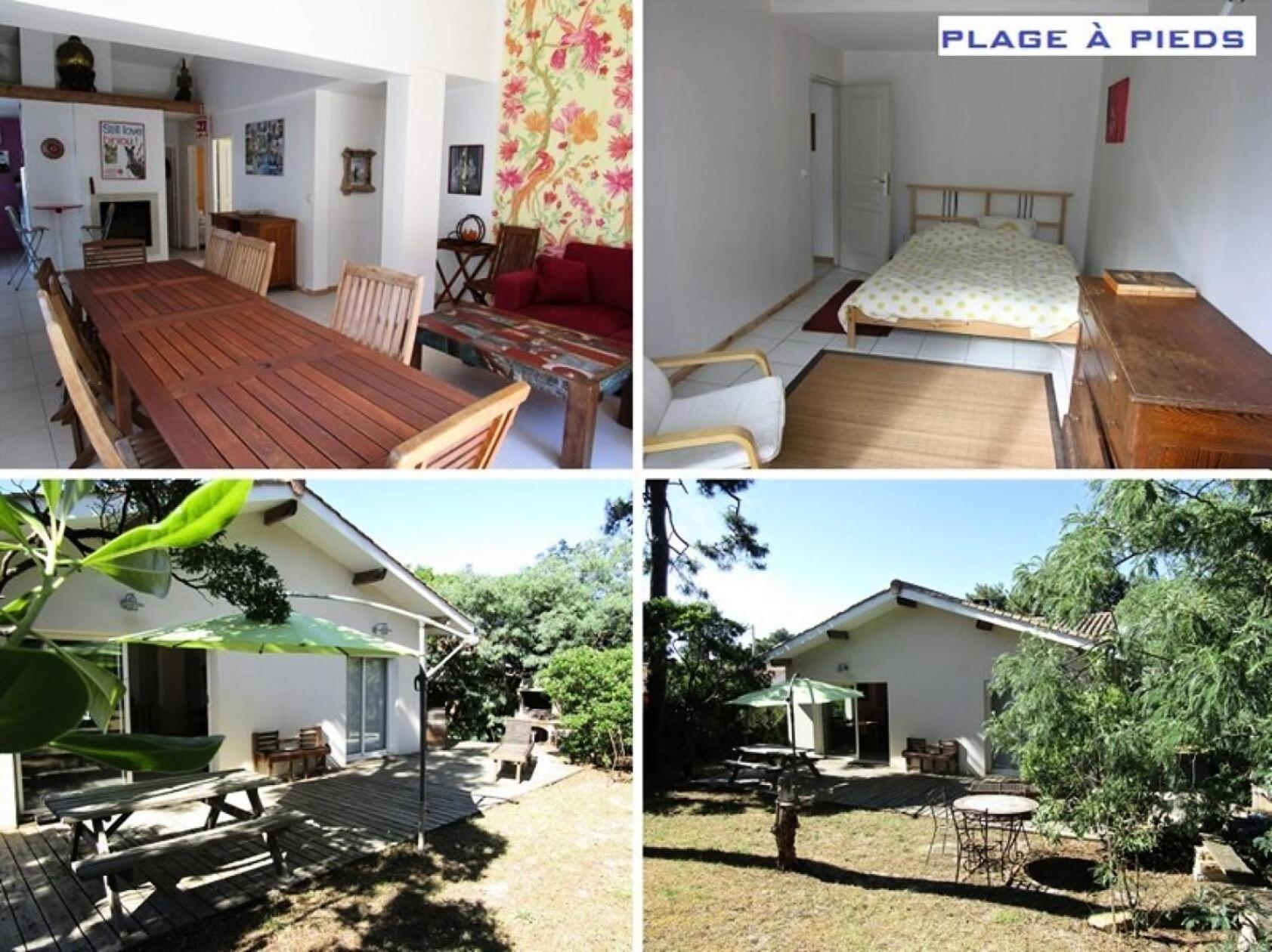 04071-lacanau Ocean - Maison Individuelle 4 Pour 8 Personnes A Ocean, A Pieds Mae-1171 Villa